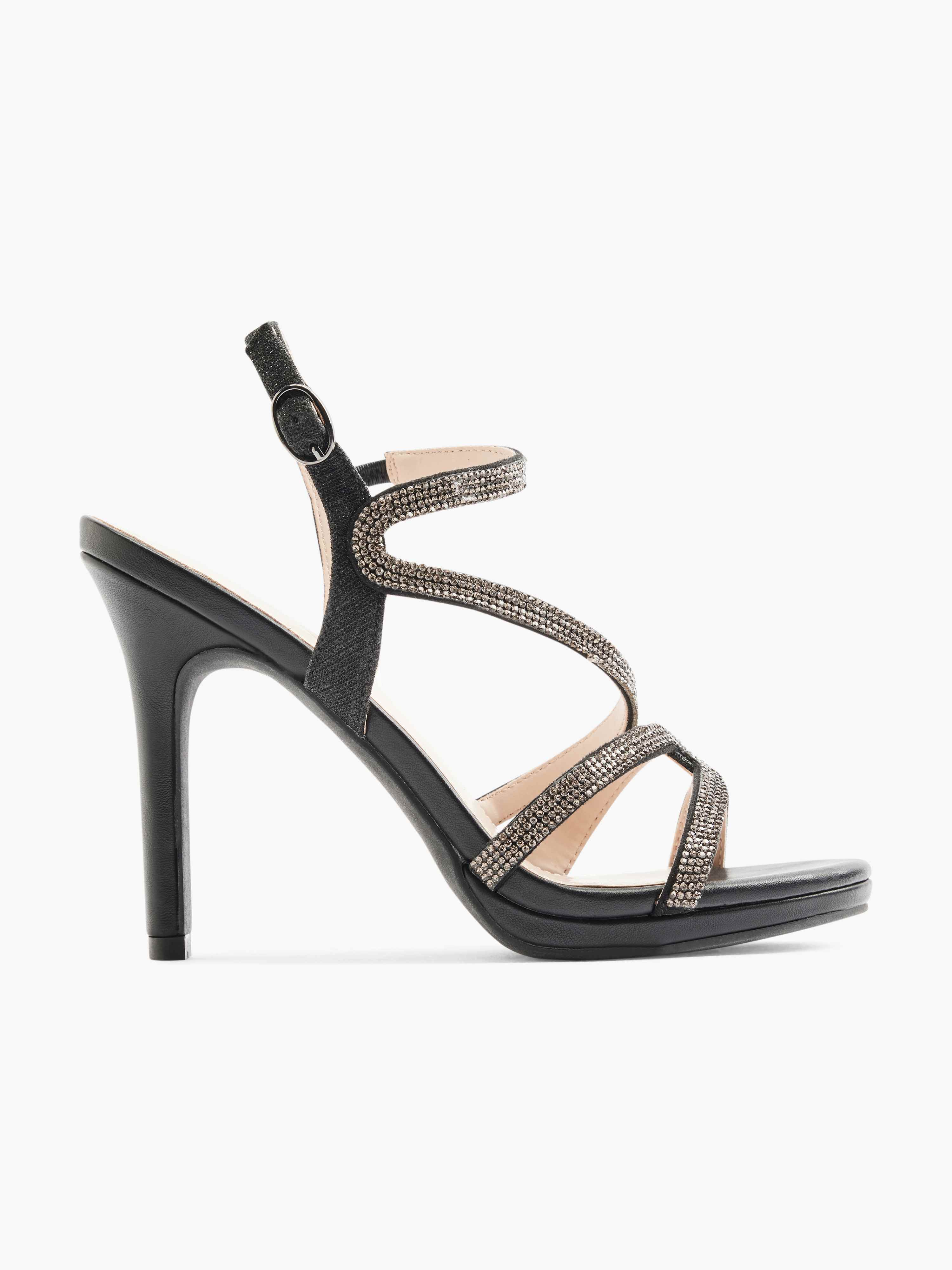 Catwalk Altın Catwalk Topuklu sandalet