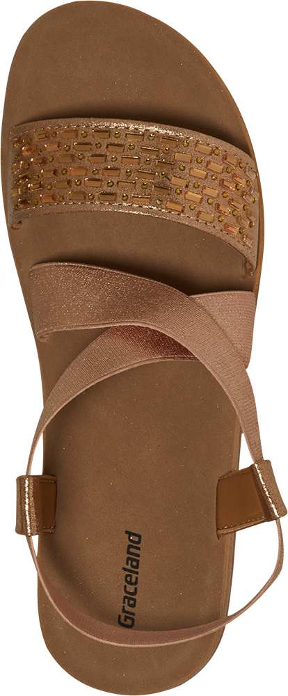 Graceland Bronz Kahverengi Graceland Sandal