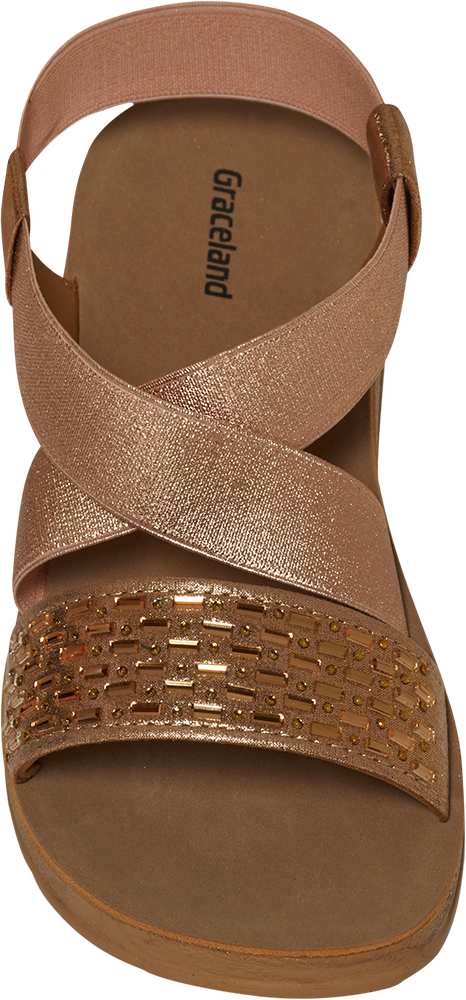 Graceland Bronz Kahverengi Graceland Sandal