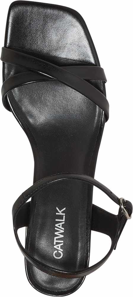 Catwalk Siyah Catwalk Topuklu sandalet