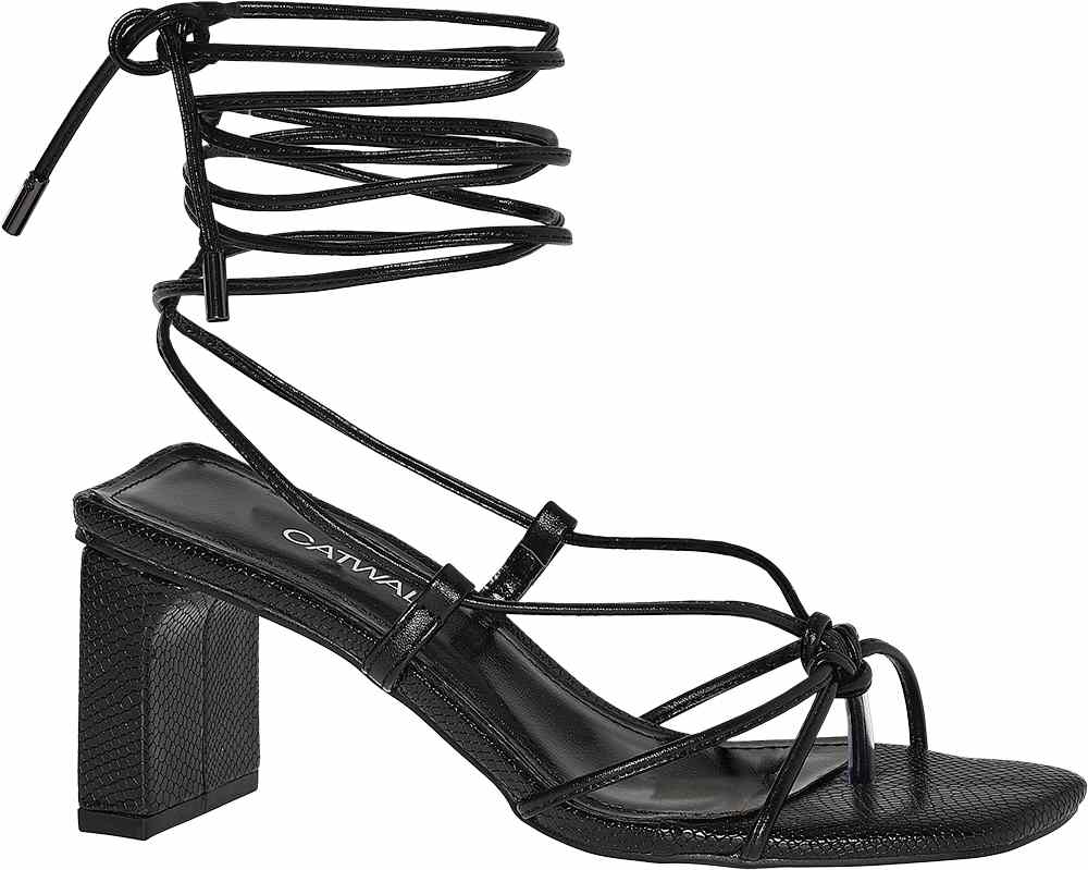 Catwalk Altın Catwalk Topuklu sandalet