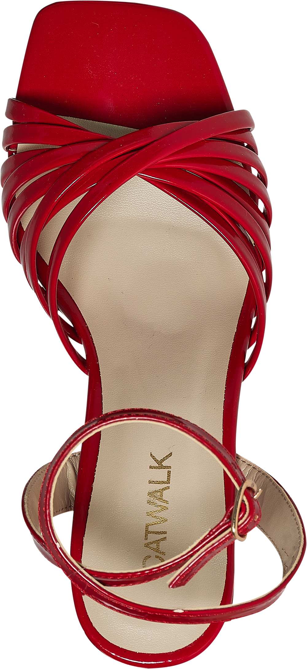 Catwalk Beyaz Catwalk Topuklu sandalet