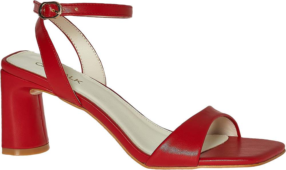 Catwalk Beyaz Catwalk Topuklu sandalet