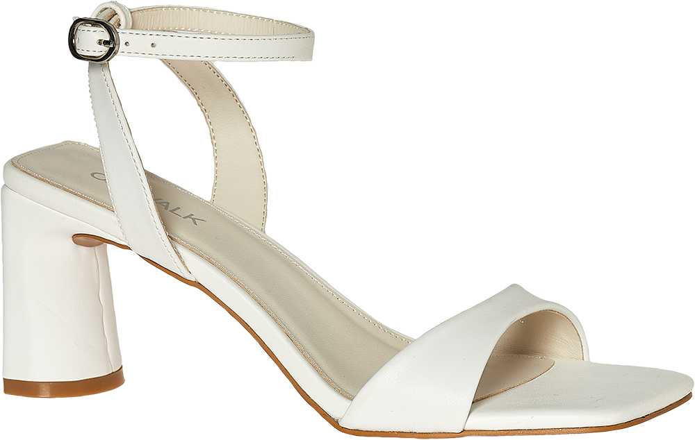 Catwalk Beyaz Catwalk Topuklu sandalet