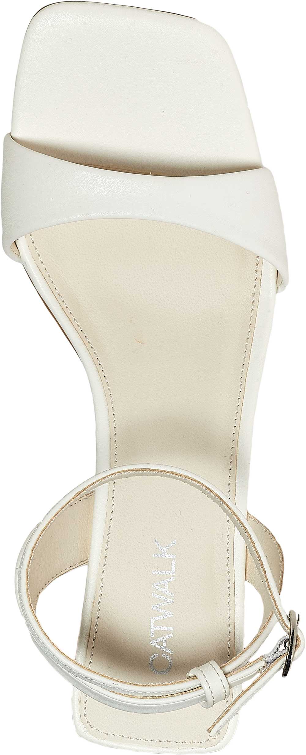Catwalk Beyaz Catwalk Topuklu sandalet