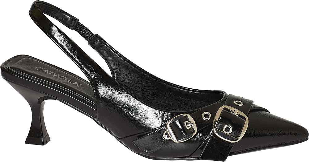 Catwalk Siyah Catwalk Topuklu Ayakkabı