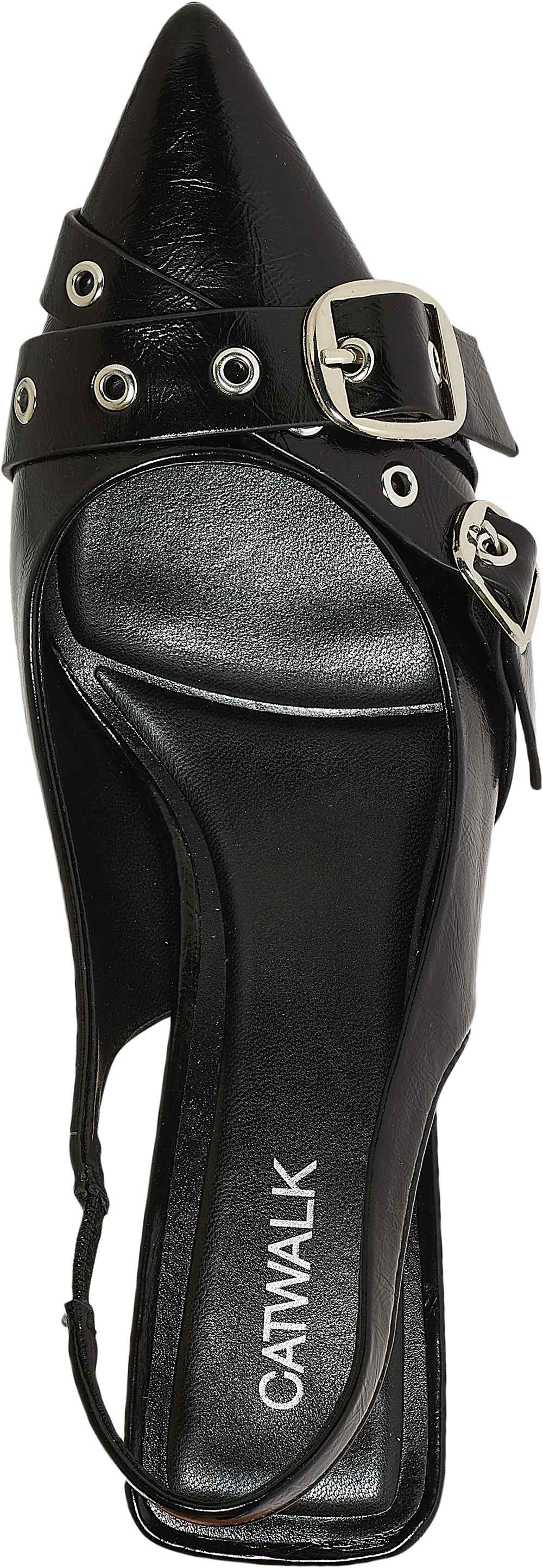 Catwalk Siyah Catwalk Topuklu Ayakkabı