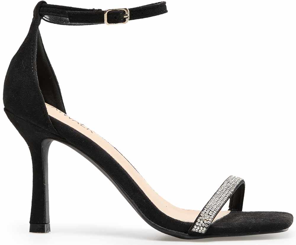 Catwalk Siyah Catwalk Topuklu sandalet