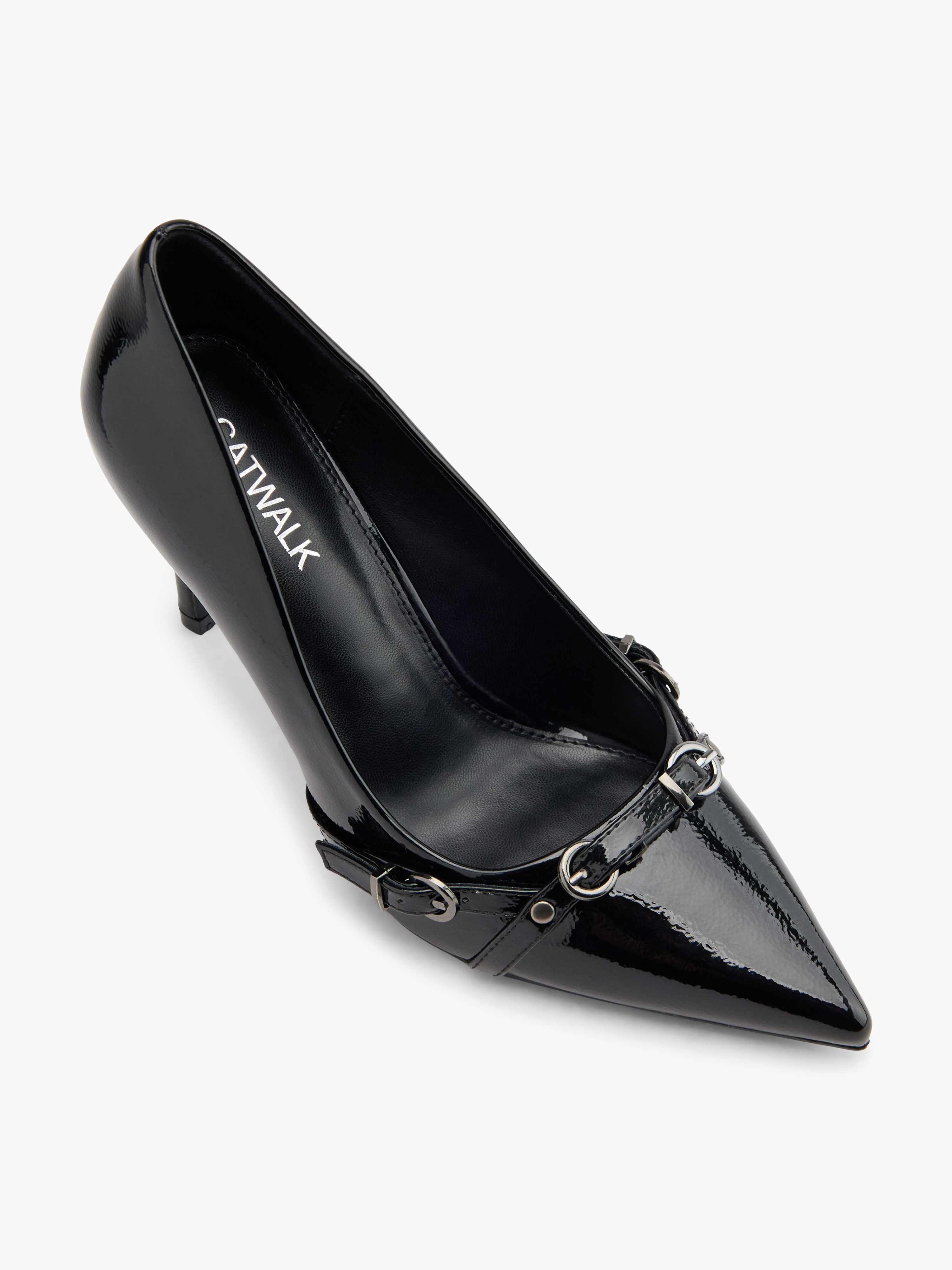 Catwalk Siyah Catwalk Topuklu Ayakkabı