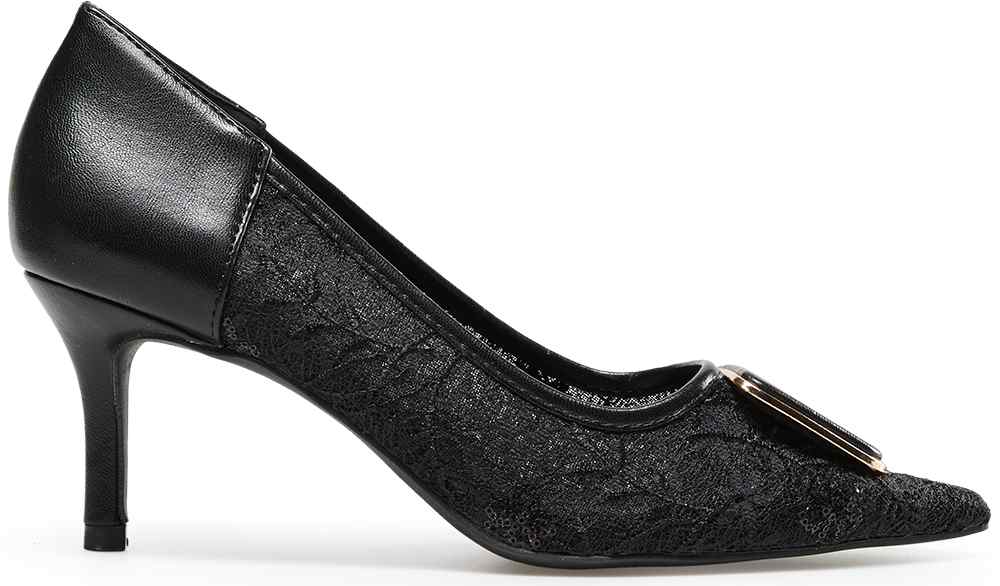 Catwalk Siyah Catwalk Topuklu Ayakkabı