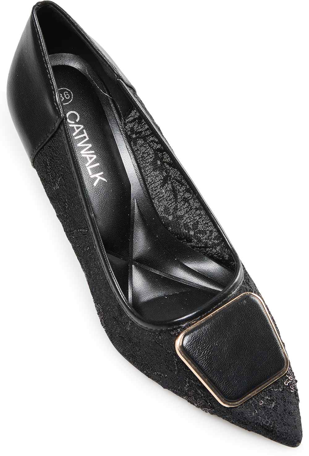 Catwalk Siyah Catwalk Topuklu Ayakkabı