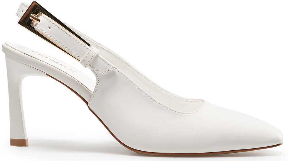 Catwalk Beyaz Catwalk Topuklu Ayakkabı