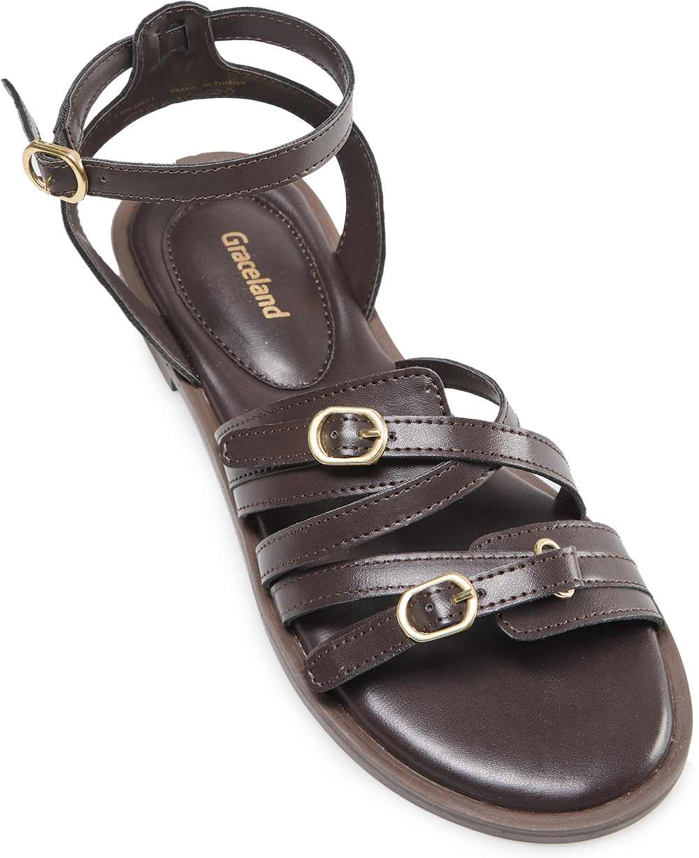 Graceland Kahverengi Graceland Sandal