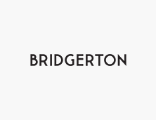 Bridgerton logo in black