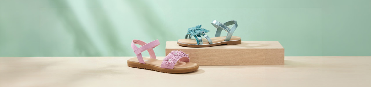 sandals on a pedestal