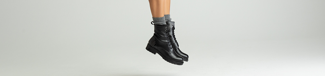 black boots