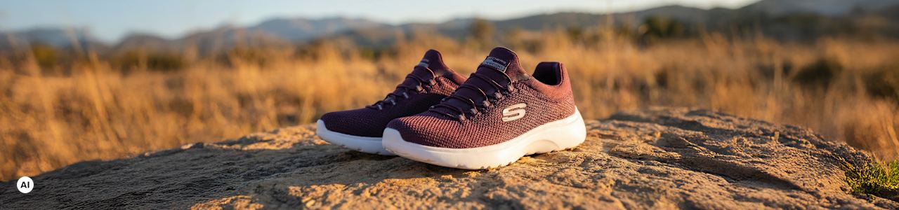 shoes on a stone