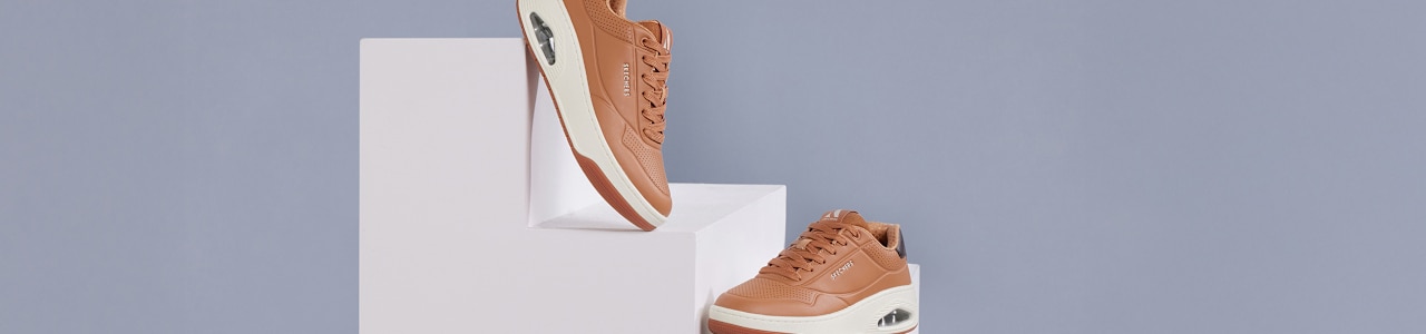 shoes on a pedestal
