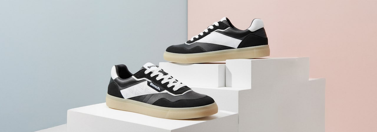 black shoes on a pedestal