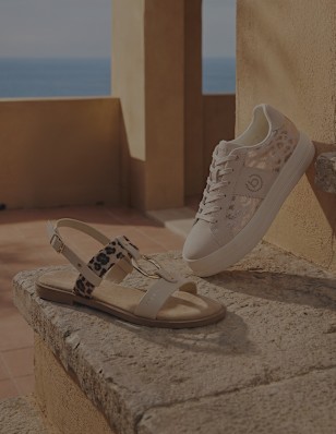 shoes on a pedestal