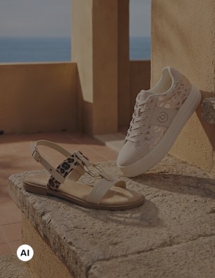 shoes on a pedestal