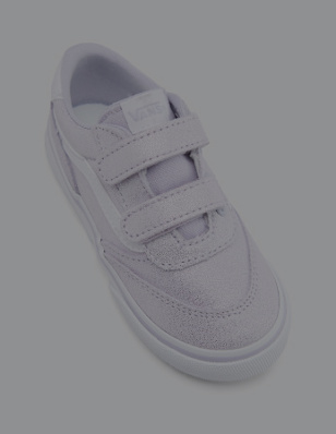 purple vans sneaker on white background