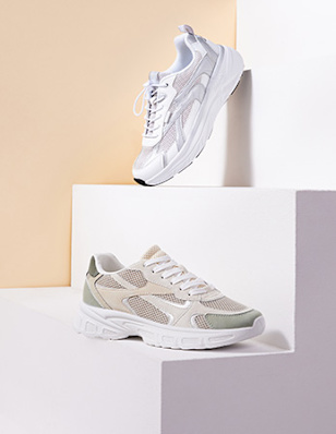 shoes on a pedestal