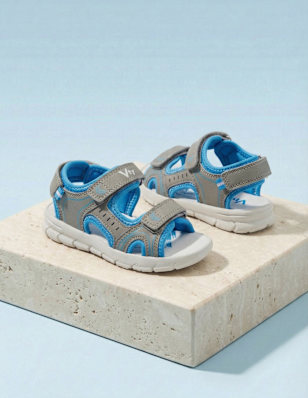 sandals on a pedastal