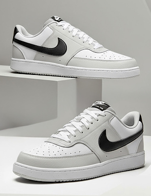 white shoes on a pedestal