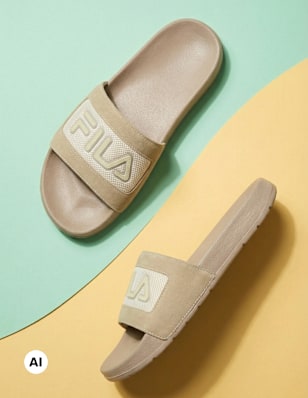 slides on a green and yellow background