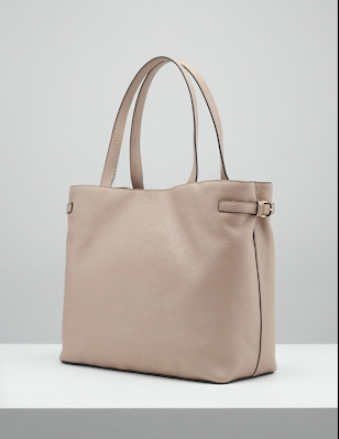 beige handbag