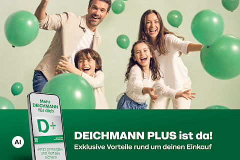 Deichmann Plus – jetzt kostenlos Mitglied werden und Vorteile sichern (Rabatt auf Bekleidung, Socken, Taschen uvm)
