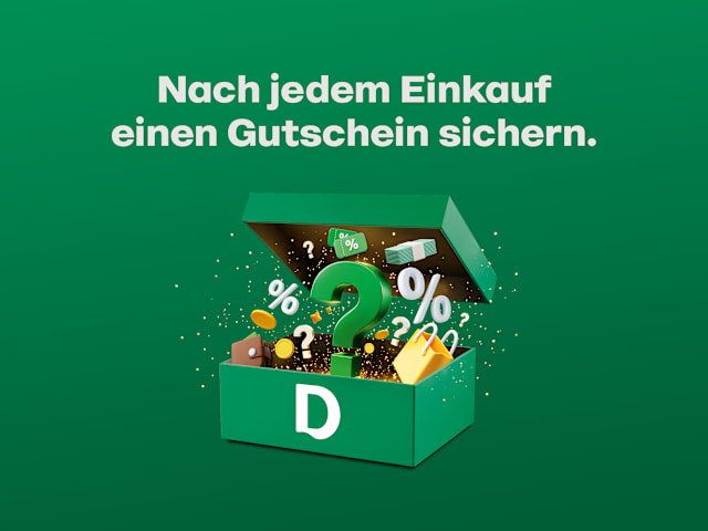 DEICHMANN Shoe Box with coins and question marks