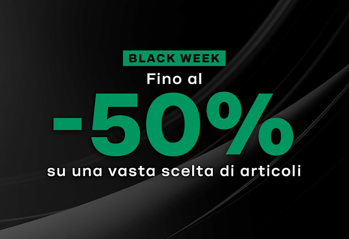 Black Week: Black background and promo conditions