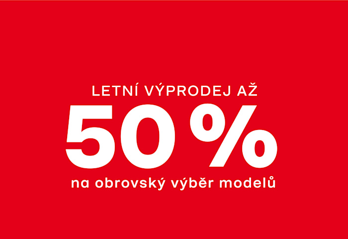 Slevy až do 50 %!