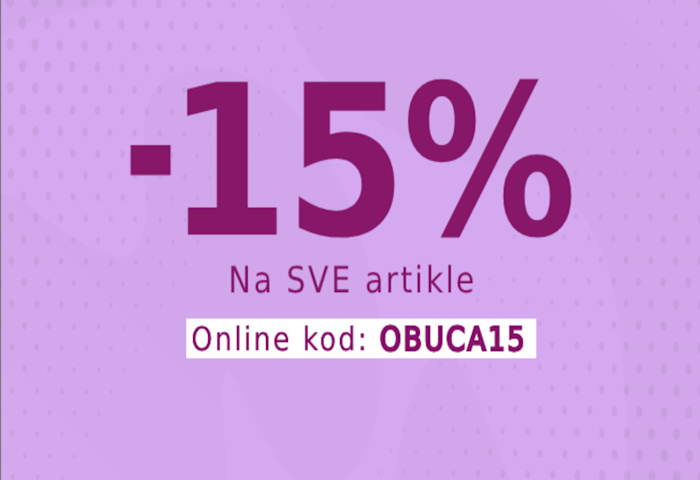 -15% popusta s online kodom