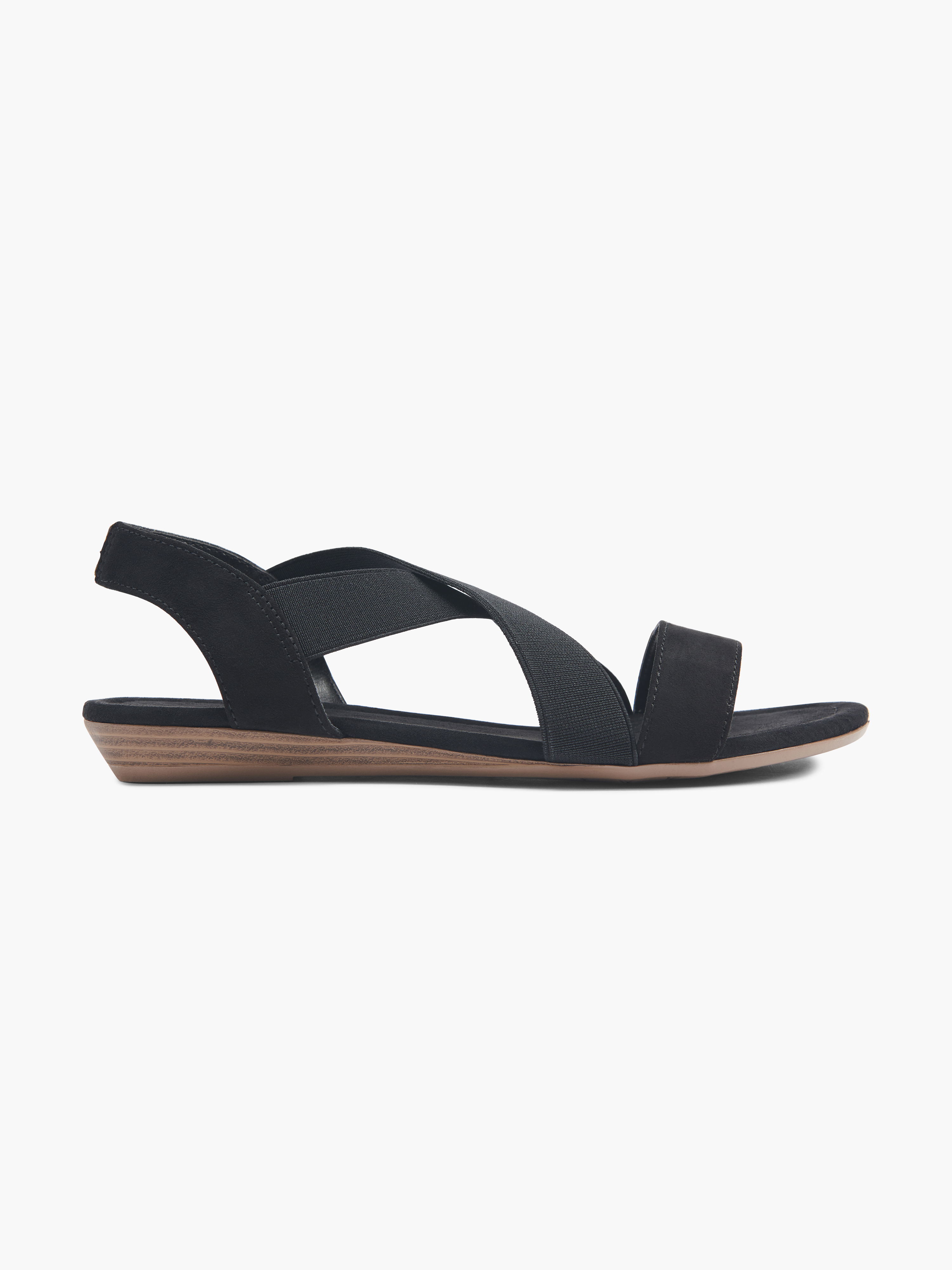 Graceland Sandal Sort DEICHMANN
