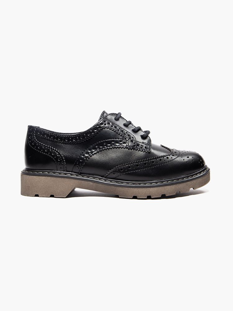 Deichmann Chunky Ladies Brogues Graceland Formal Shoe Black
