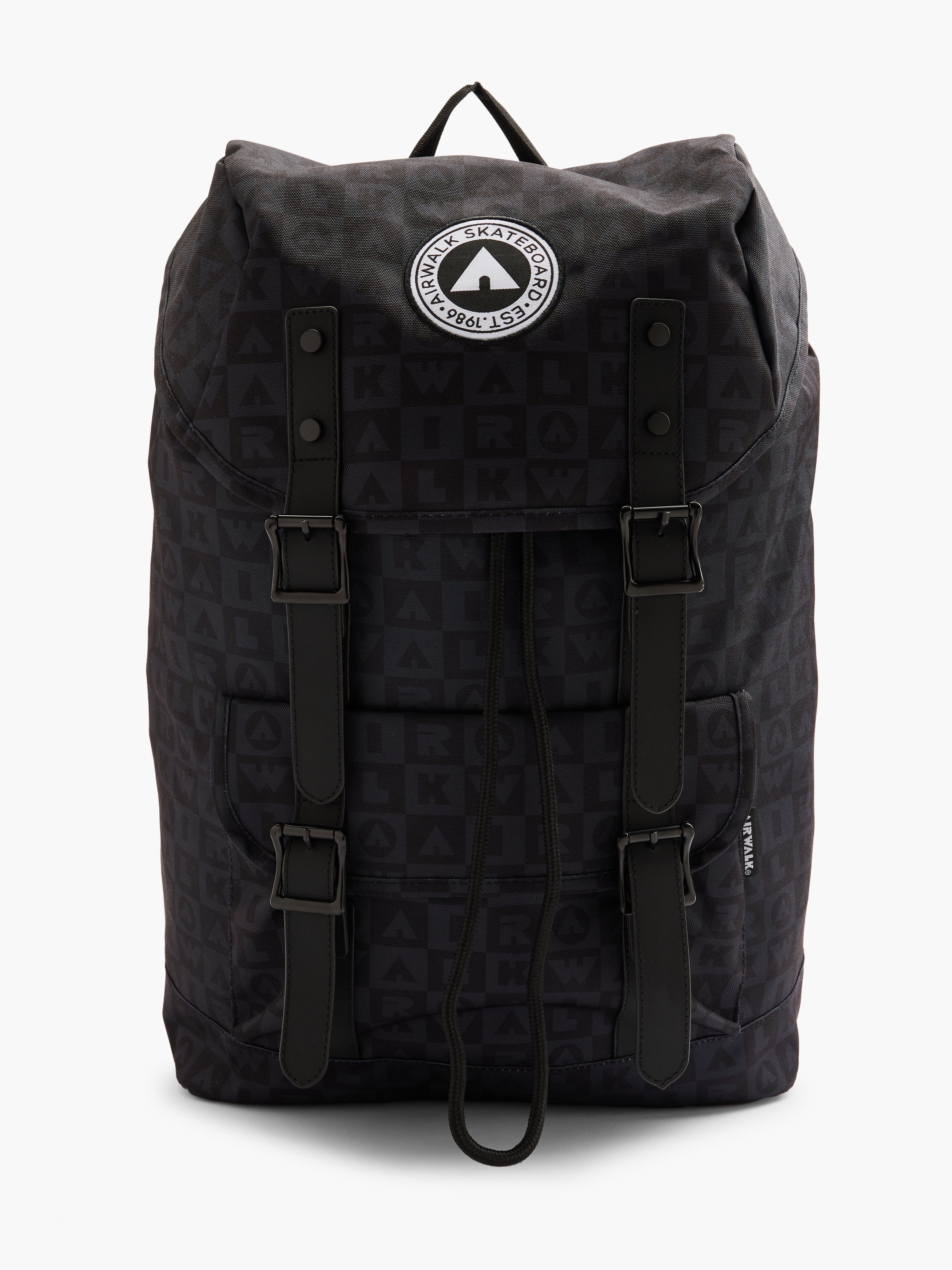 Sac à Dos Airwalk Noir AWW-0007 – Neuf – Volume 25L – Idéal Ville/école