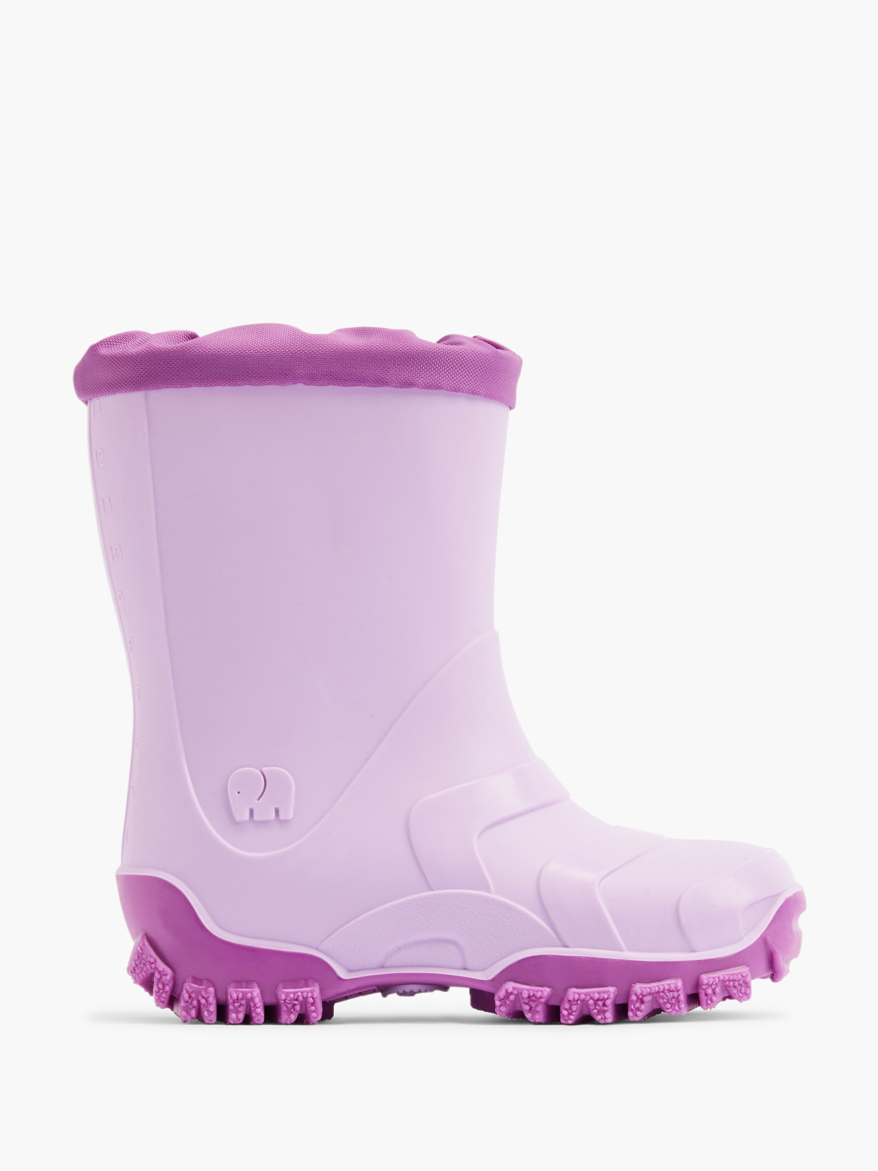 elefanten JELLY Gummistiefel Lila DEICHMANN