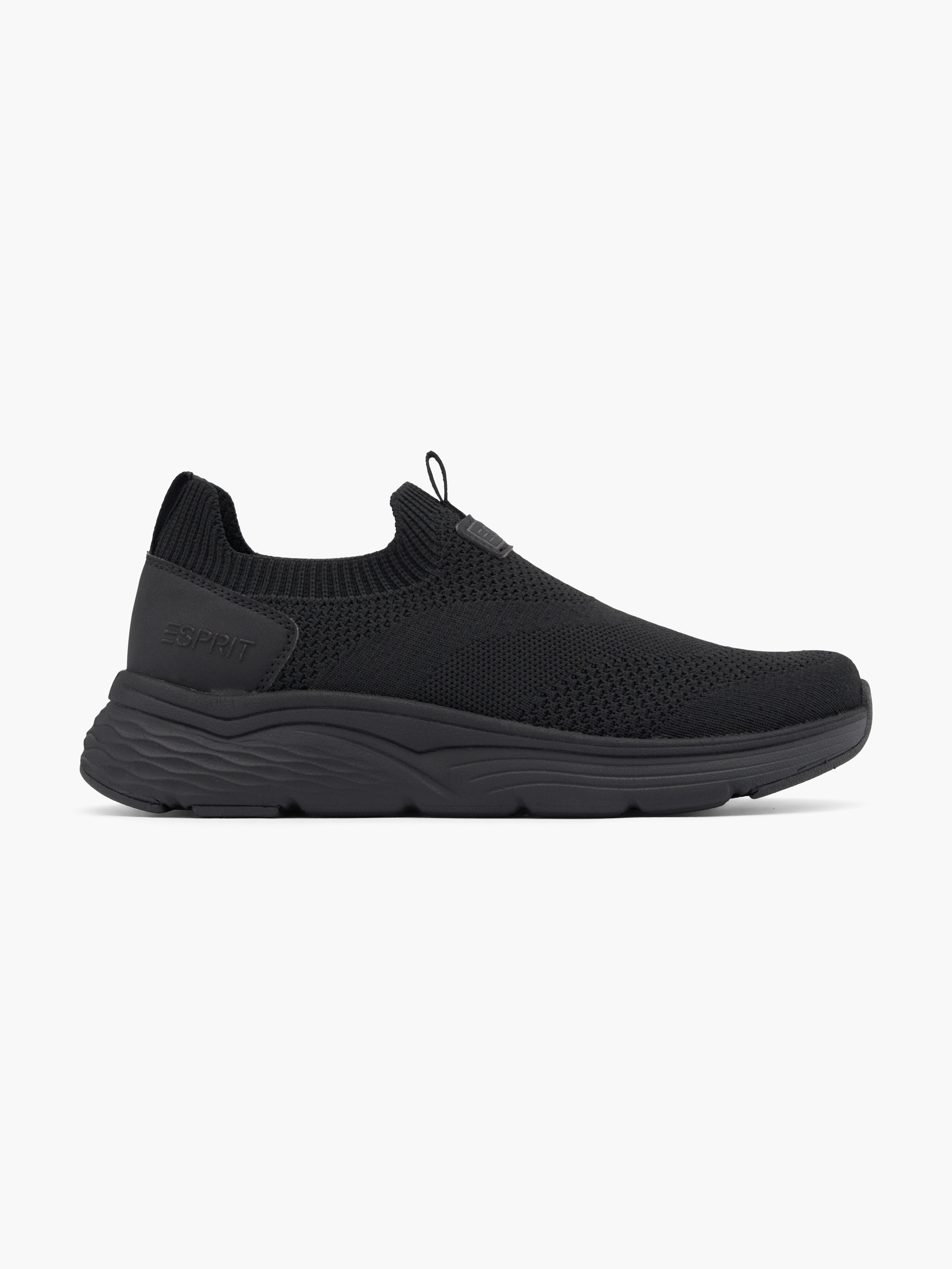 Sneakers Esprit Slip On ESPRIT Slip On Sneaker Sort DEICHMANN
