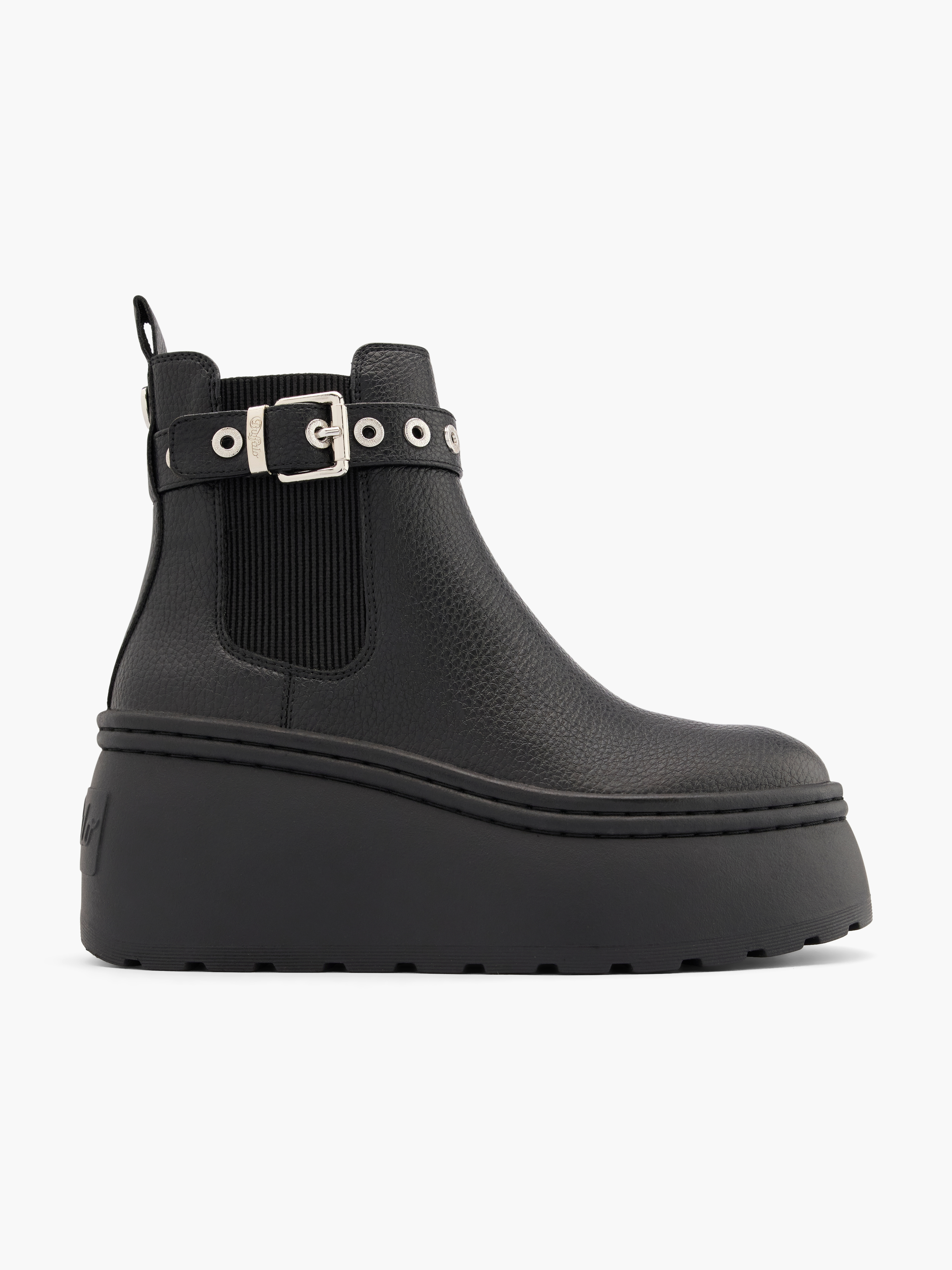 Buffalo Stivaletto chelsea con tacco Nero DEICHMANN