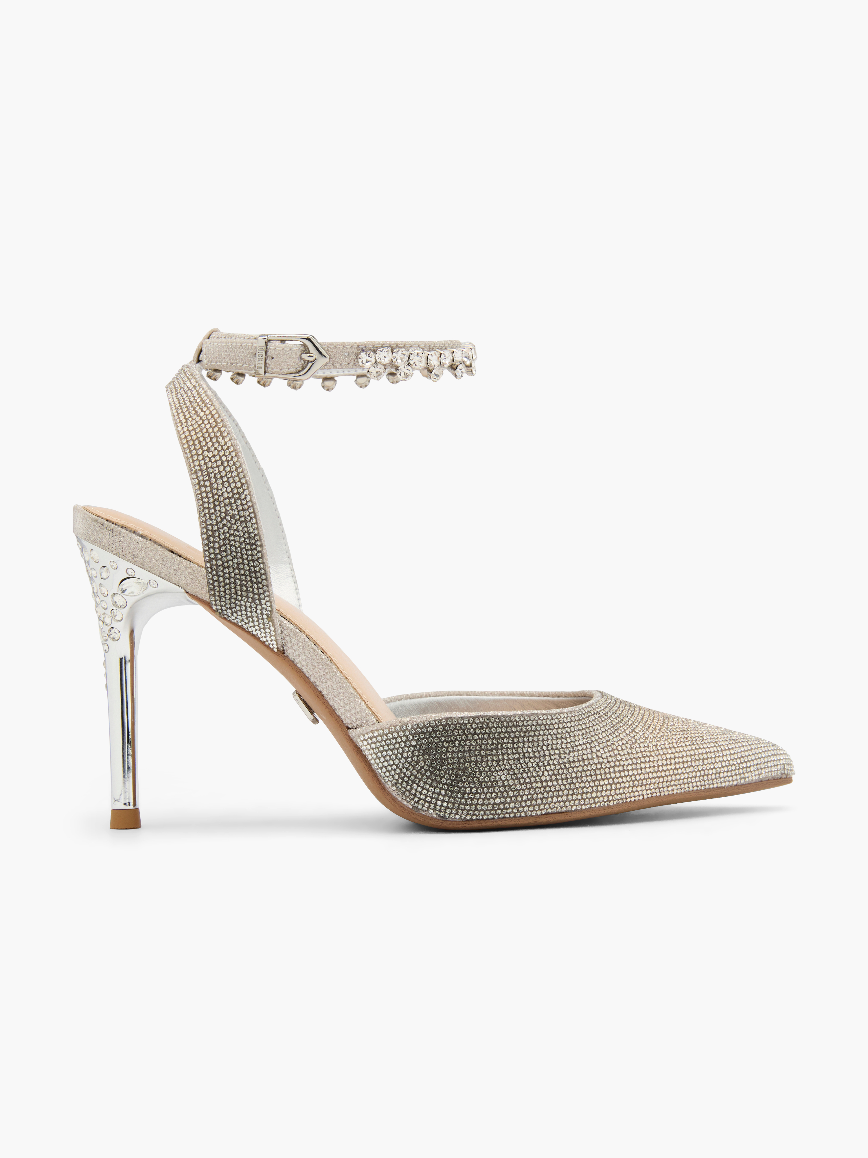 Wicked Spangenpumps Silber DEICHMANN
