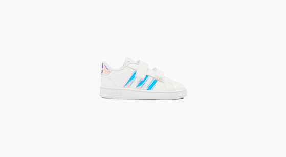 sneaker grand court shiny holographic