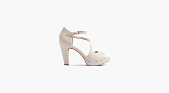 Peep toes beige top