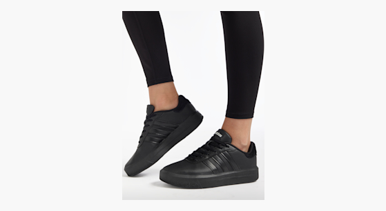 adidas COURT PLATFORM Sneaker schwarz DEICHMANN