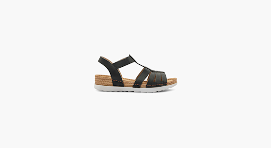 Easy Spirit Sandalias De Tacón Chantal Para Mujer, Negro -, 36.5 EU