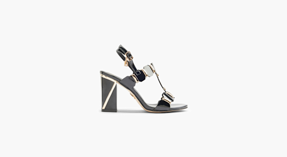 Laura Biagiotti Sandali donna con tacco bicolor: in offerta a 43.99€ su