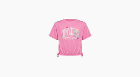 Converse Pink Cotton Women's T-Shirt main image 0