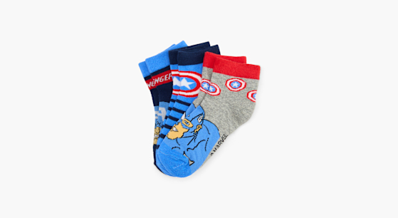 Produktbild von OZABI Herren-Socken Marvel Avengers, 3 Paar HULK24, 39-42